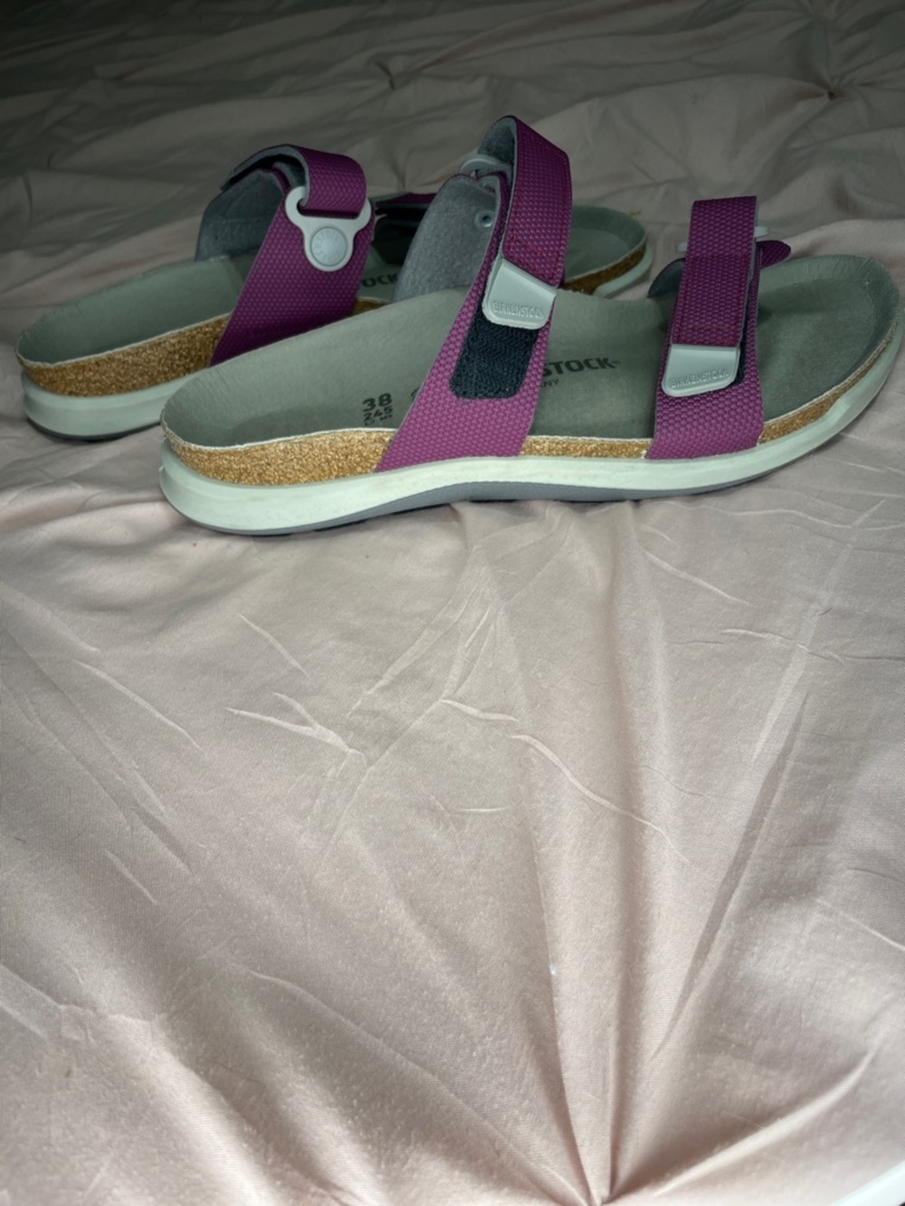 Birkenstock Kalahari Purple Pepper Safaris Women’s Like New Size 38 - Picture 6 of 7